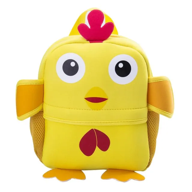 3D Animal Children Backpacks  Girl Boy