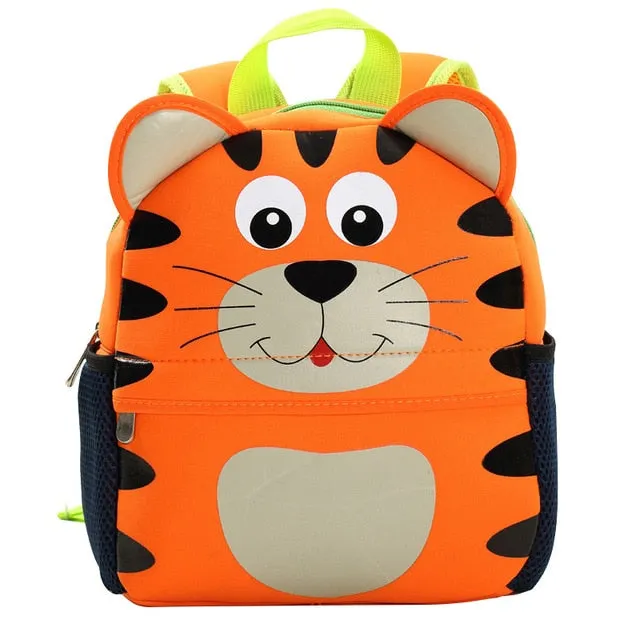 3D Animal Children Backpacks  Girl Boy