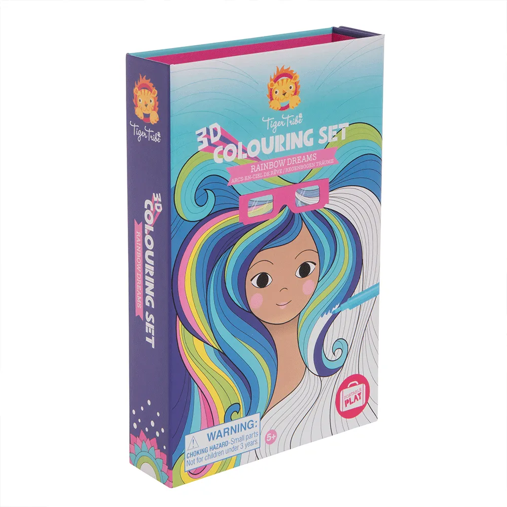 3D Colouring Set - Rainbow Dreams