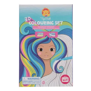 3D Colouring Set - Rainbow Dreams