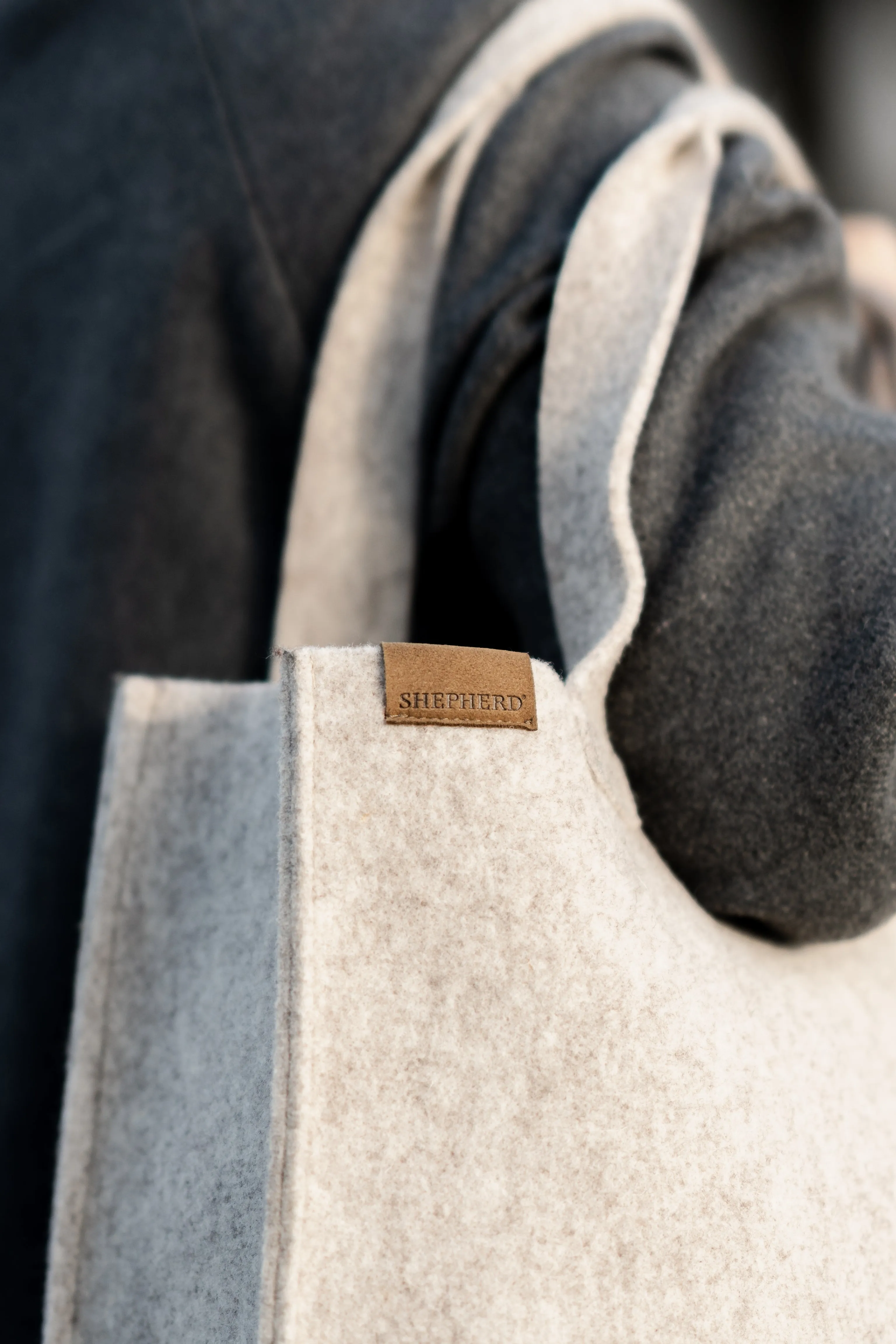 Adria Wool Shopper Bag | Shepherd Of Sweden