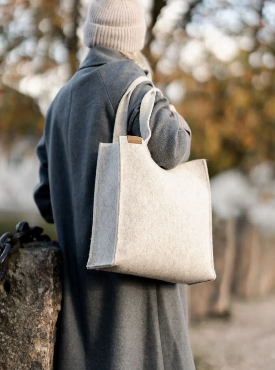 Adria Wool Shopper Bag | Shepherd Of Sweden