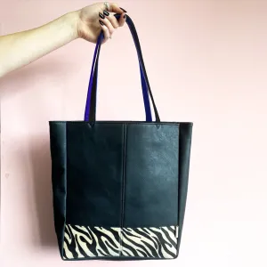 Animal Print Zebra Tote