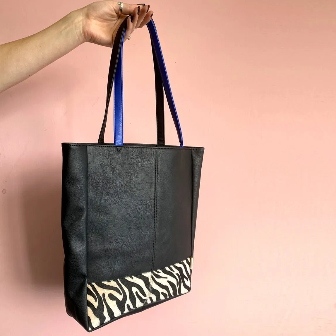 Animal Print Zebra Tote