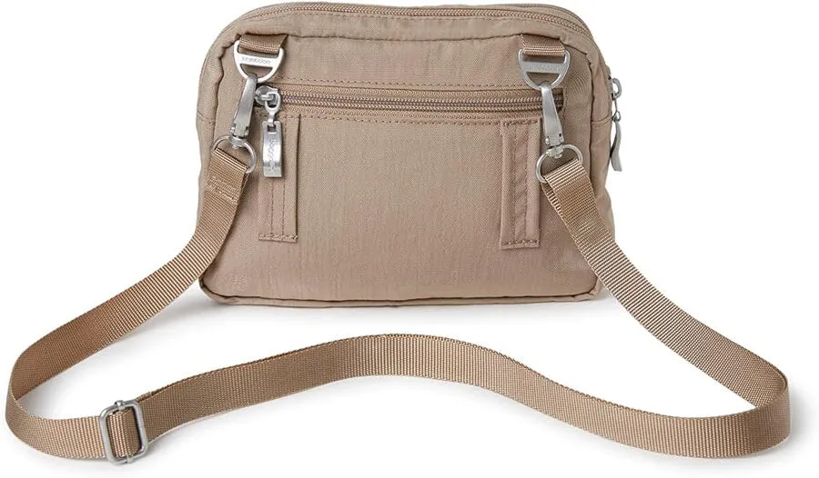 Baggallini Triple Zip bag, beige