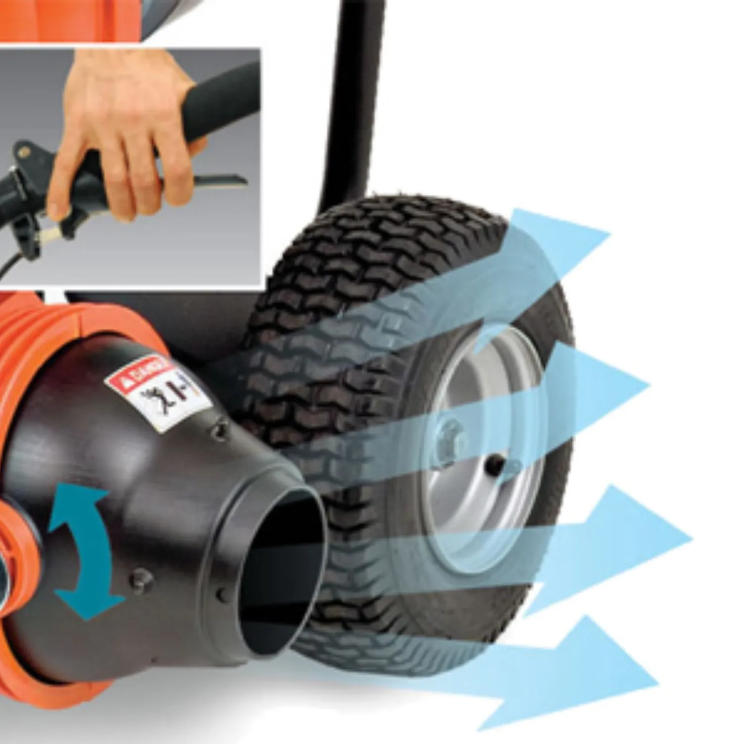 Billy Goat F1802V Wheeled Leaf Blower - F18 Force Series