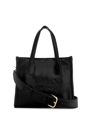 Black Silvana Mini Tote Bag