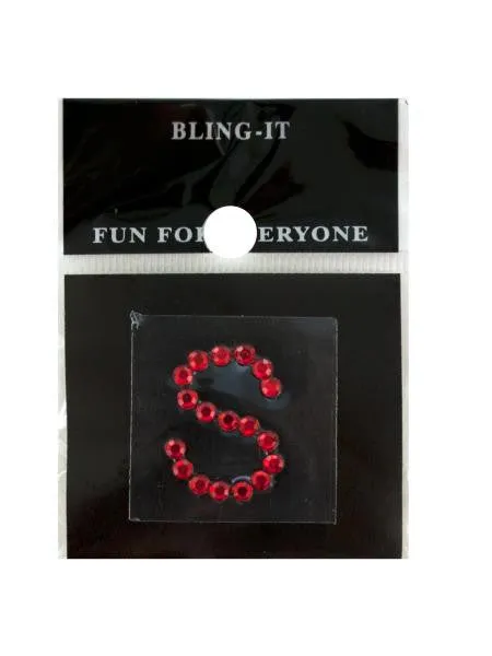 Bling Jeweled Letter &amp; Number Stickers (Available in a pack of 24)