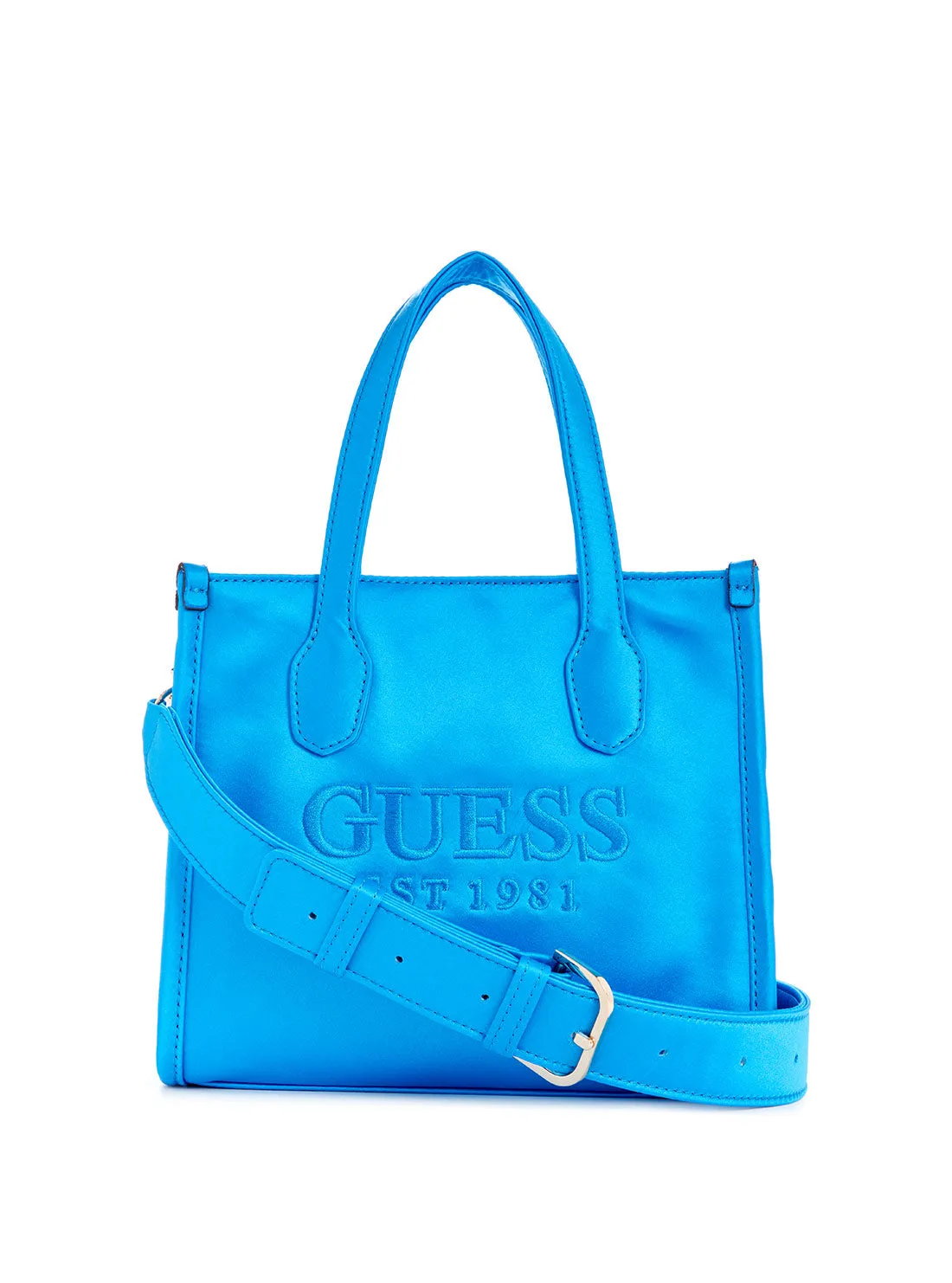 Blue Silvana Mini Tote Bag