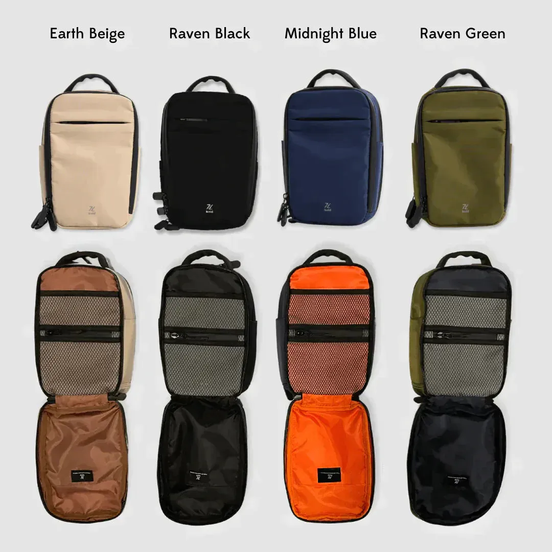 Bold Mimic: Multi-Carry Sling/Backpack in Bold Turqouise Color