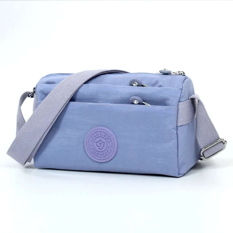 Cloth Bag Multi-Layer Backpack Crossbody Nylon Canvas Bag Middle-Aged Mother Bag Small Bag Elderly Grandma Oxford Cloth Women's Bag