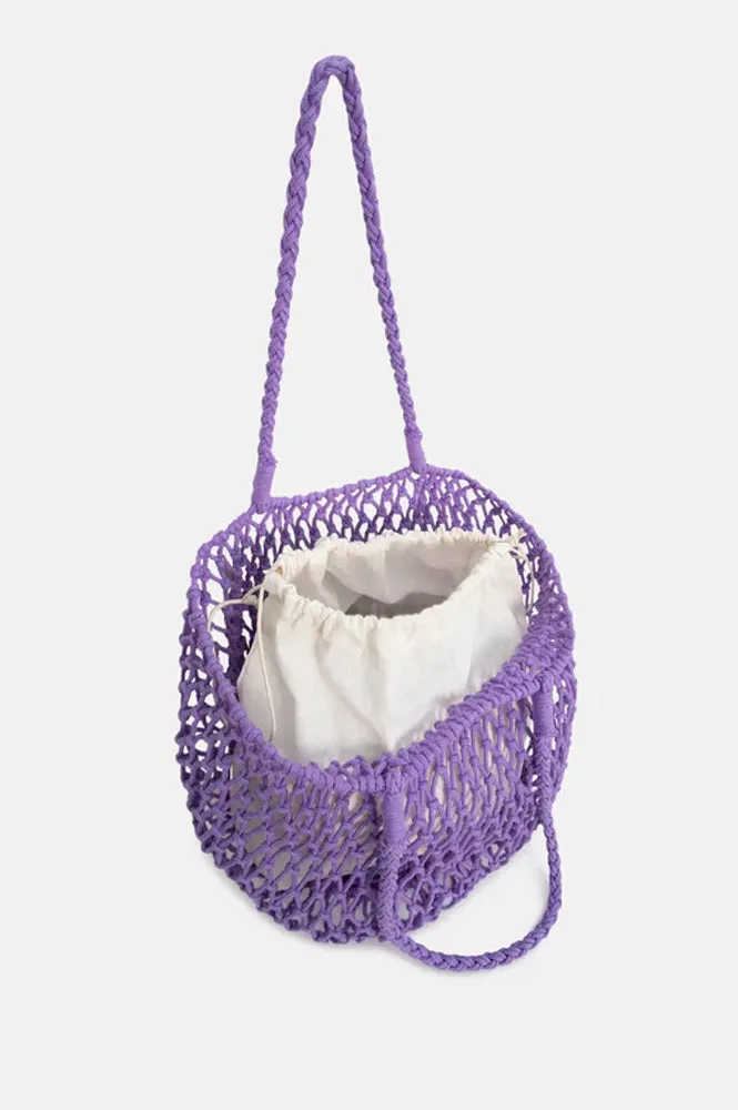 Compania Fantastica Lilac Shopper Bag