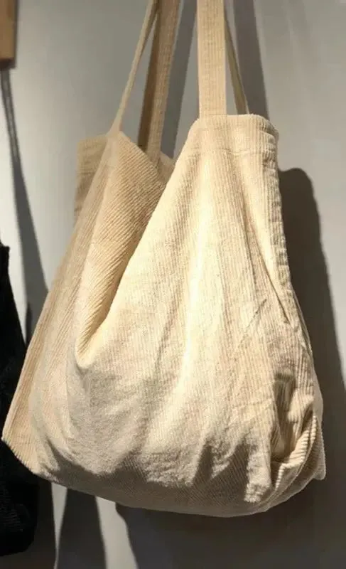 Corduroy Spacious Bag