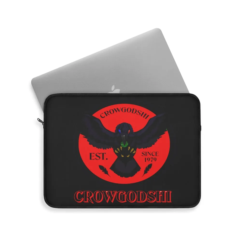 Crowgodshi First Generation Laptop Sleeve, RED LOGO