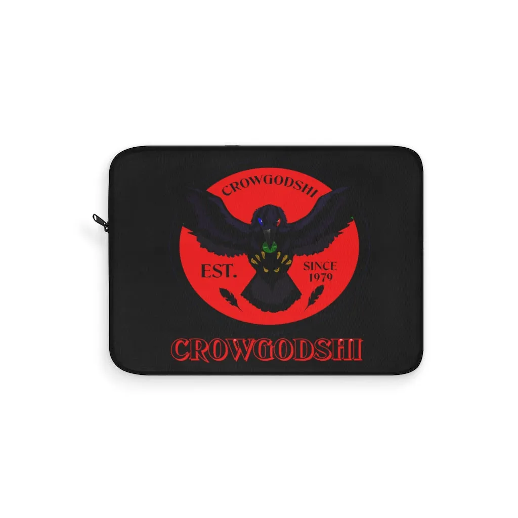 Crowgodshi First Generation Laptop Sleeve, RED LOGO