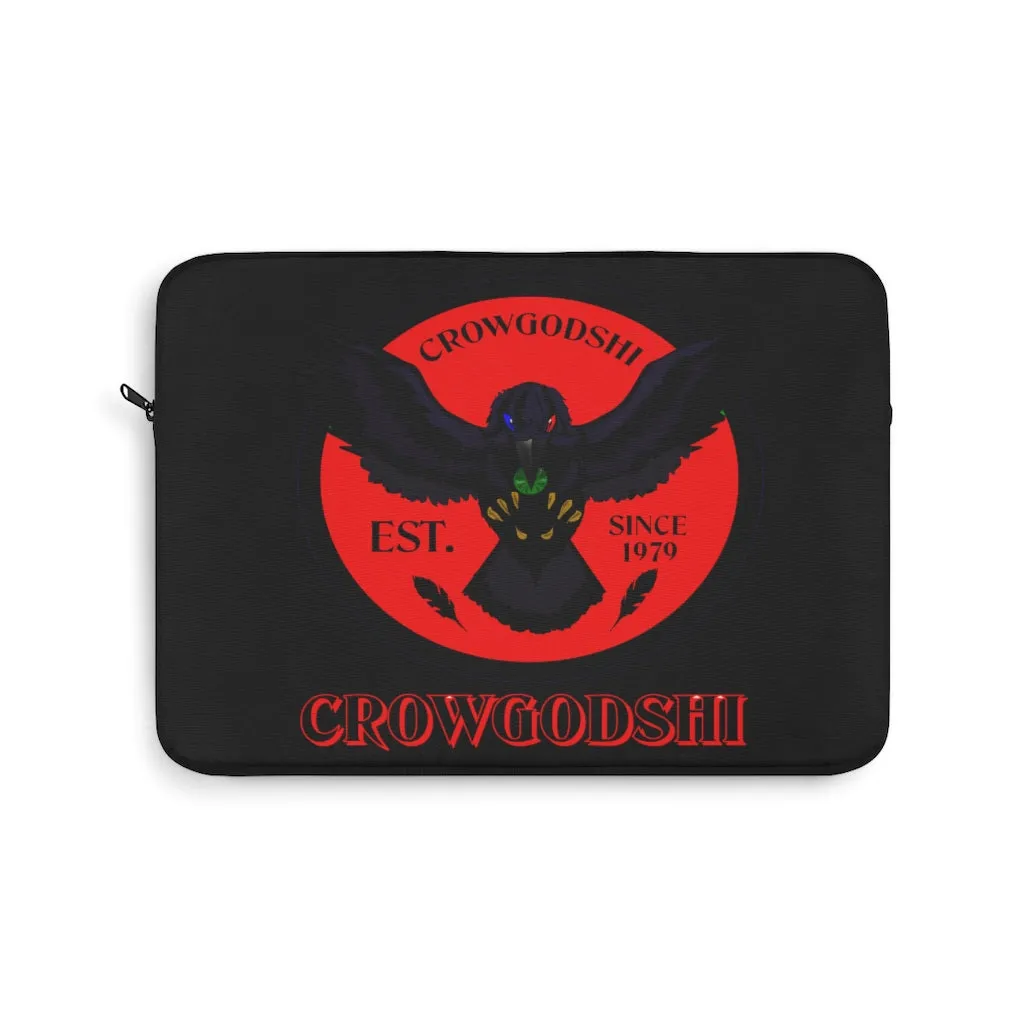 Crowgodshi First Generation Laptop Sleeve, RED LOGO