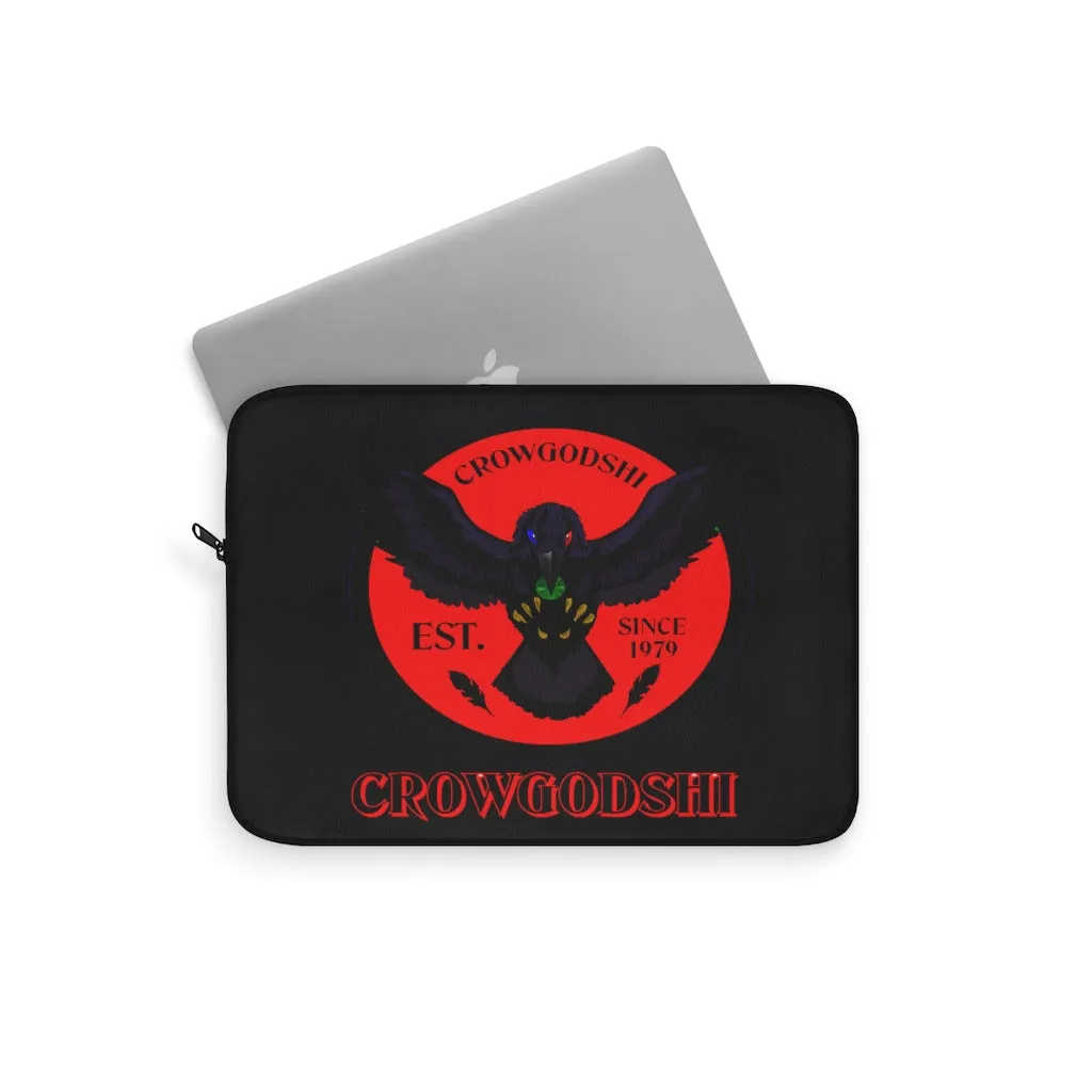 Crowgodshi First Generation Laptop Sleeve, RED LOGO