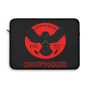 Crowgodshi First Generation Laptop Sleeve, RED LOGO