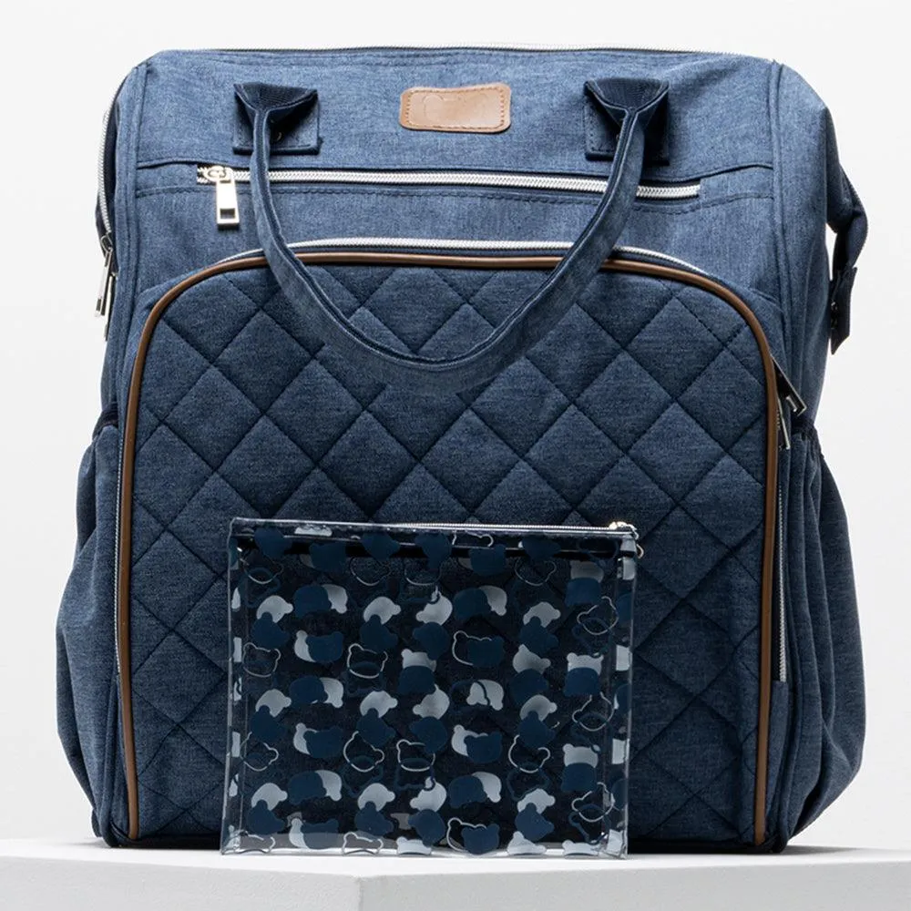 Denim Backpack Blue