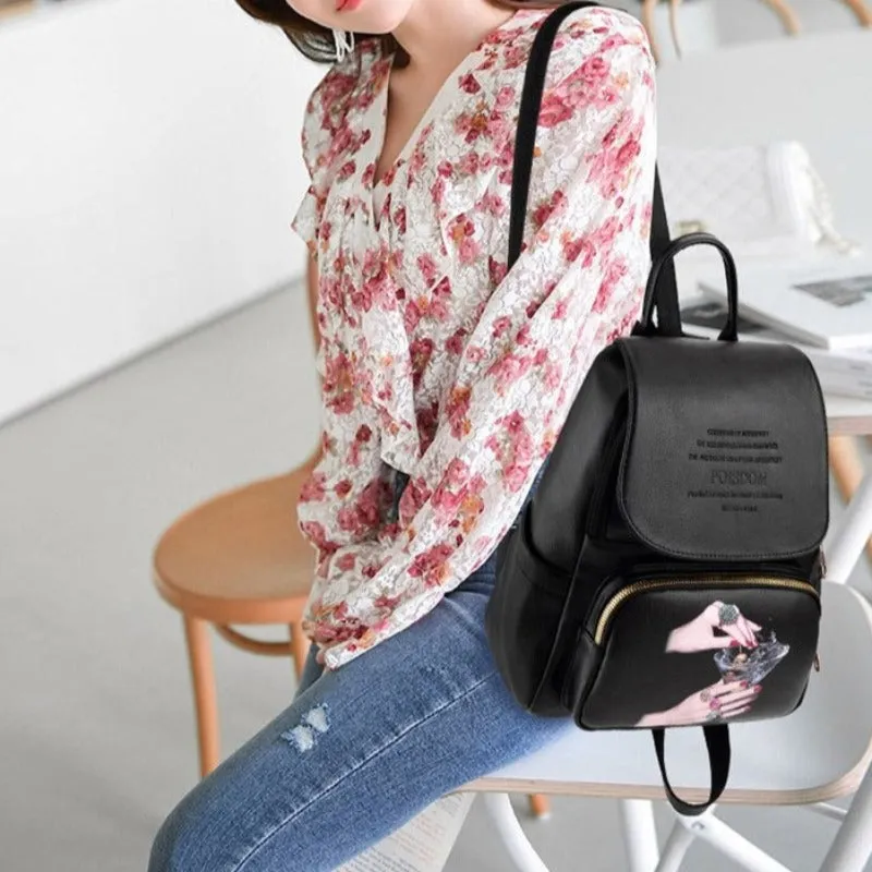 Designer Black Backpacks For Women