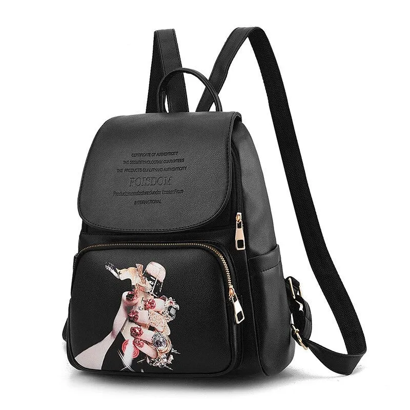 Designer Black Backpacks For Women