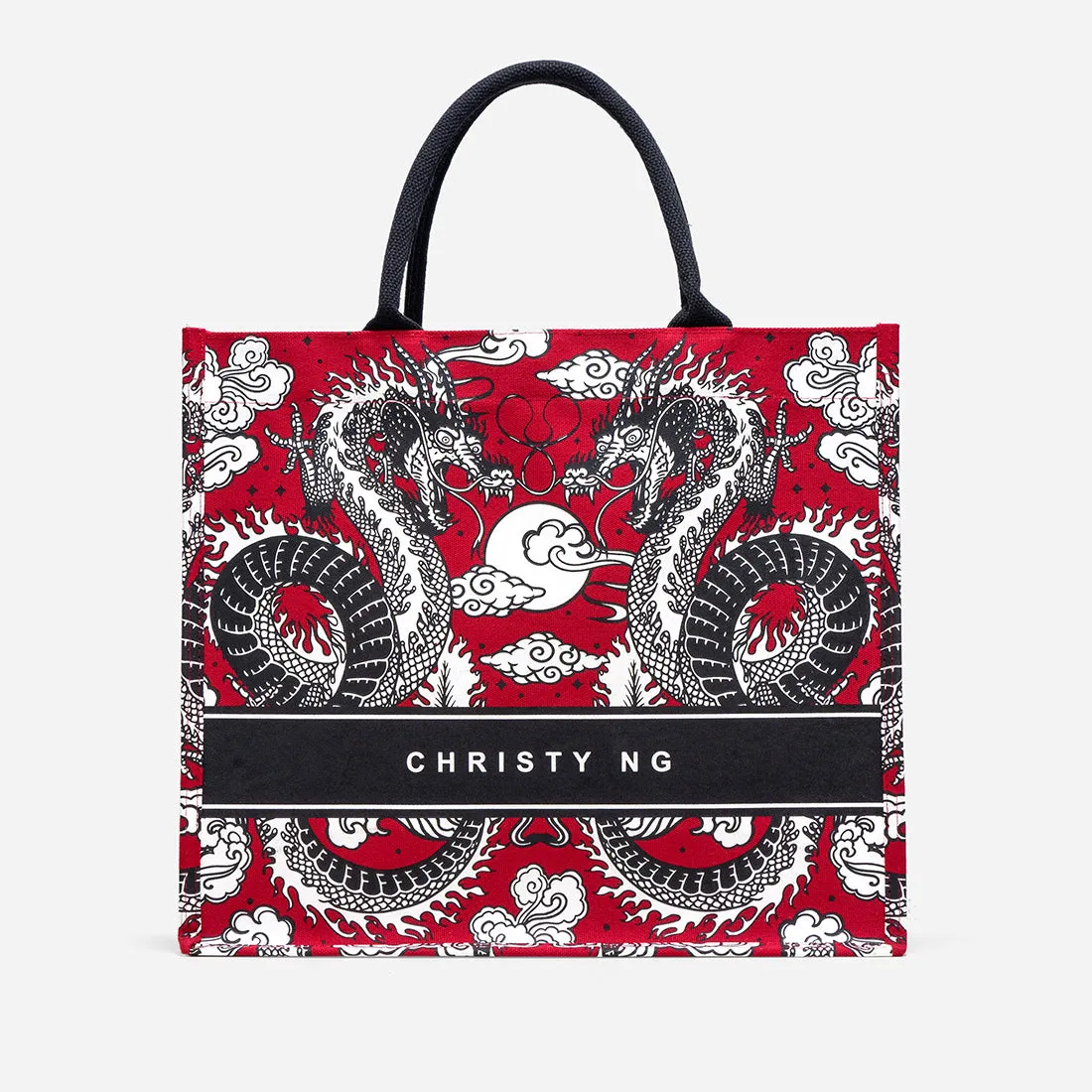 Dragon Large Canvas Tote Bag