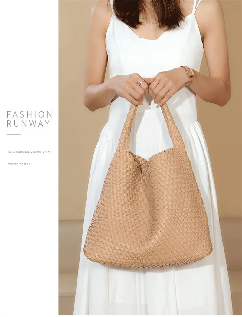 Elegant Women PU Casual Tote Bag