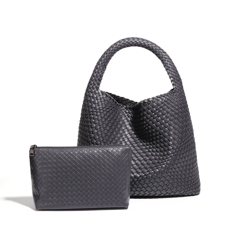 Elegant Women PU Casual Tote Bag