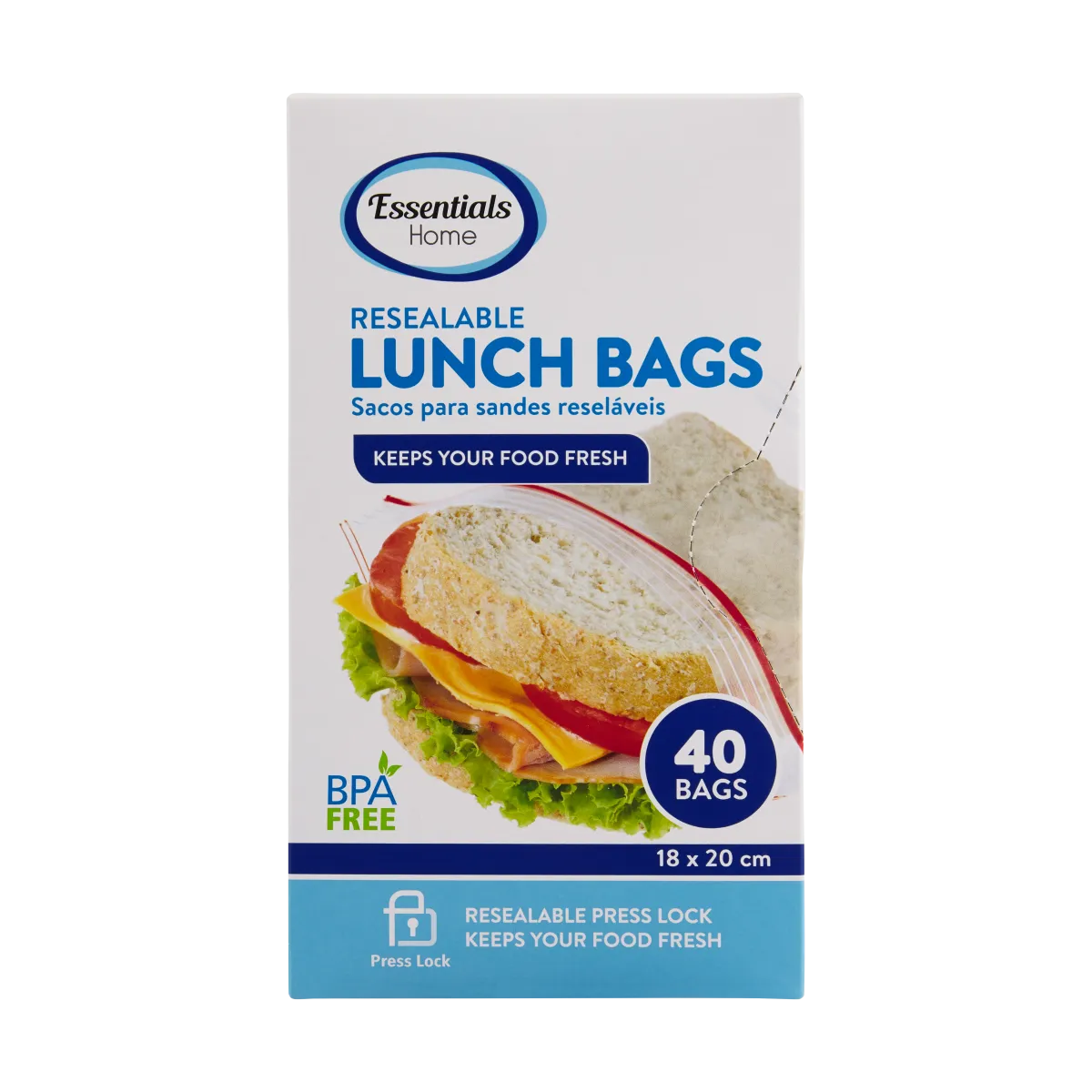 Essentials Home Sandwich Bags