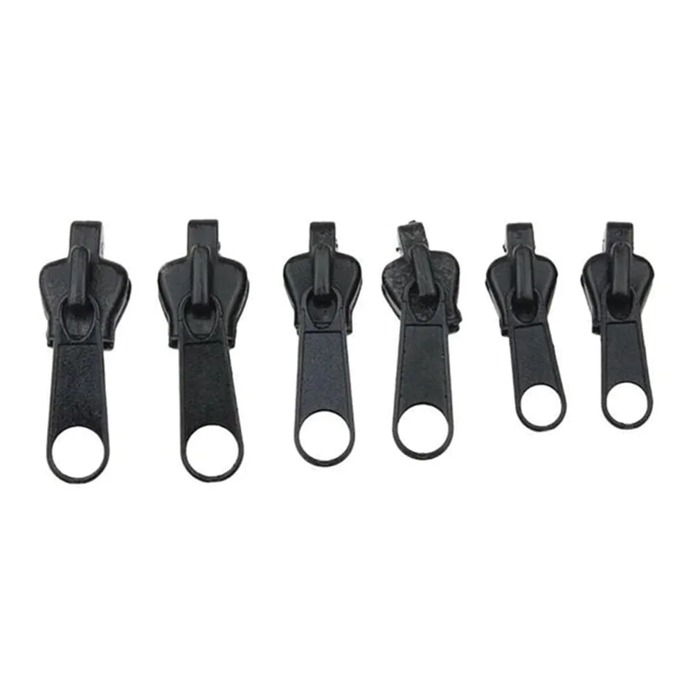 Fix A Zipper- 6 Zippers- Black