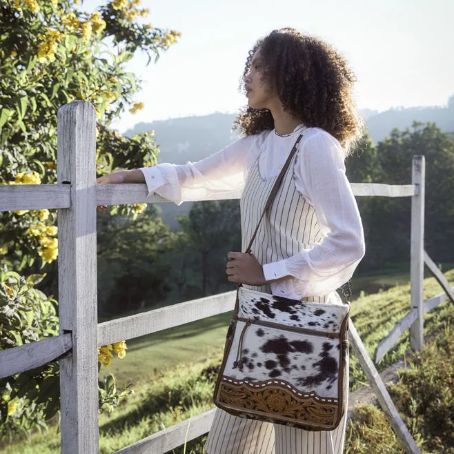 Genetic Hand-Tooled Bag