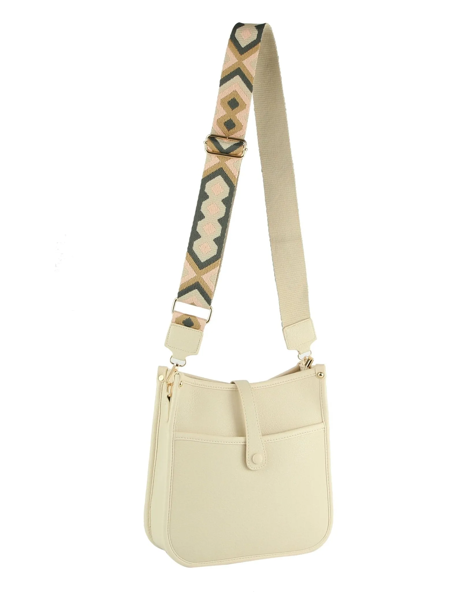 GL0069 Gigi Boho Crossbody With Guitar Strap