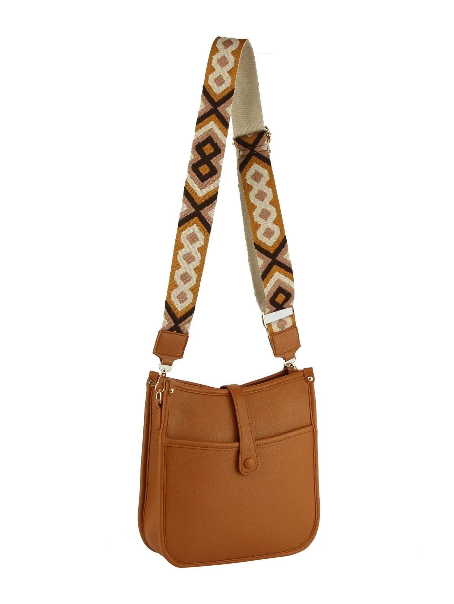 GL0069 Gigi Boho Crossbody With Guitar Strap