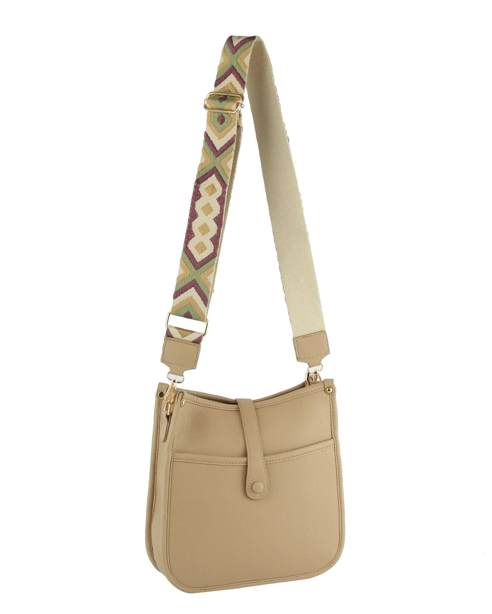 GL0069 Gigi Boho Crossbody With Guitar Strap