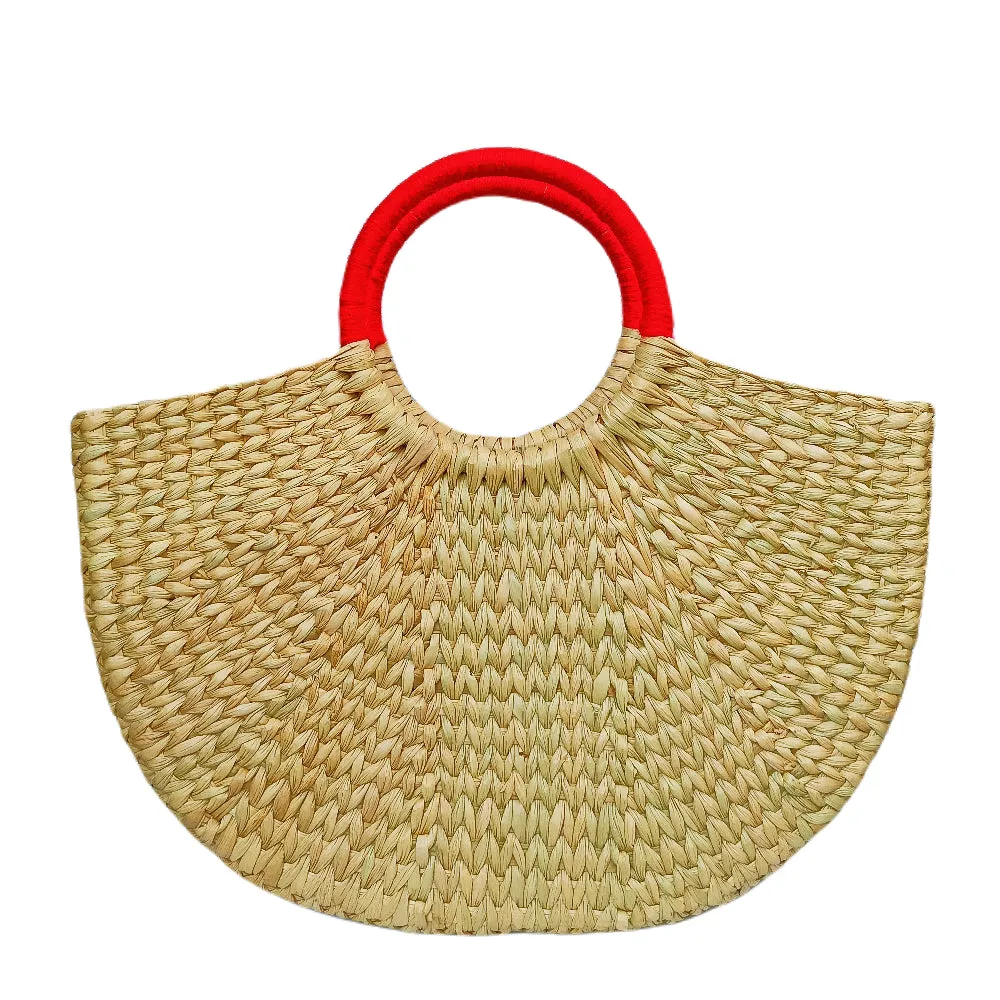 IMARS Stylish Handbag Multi Color For Women & Girls (Basket Bag) Made With Kuana Grass