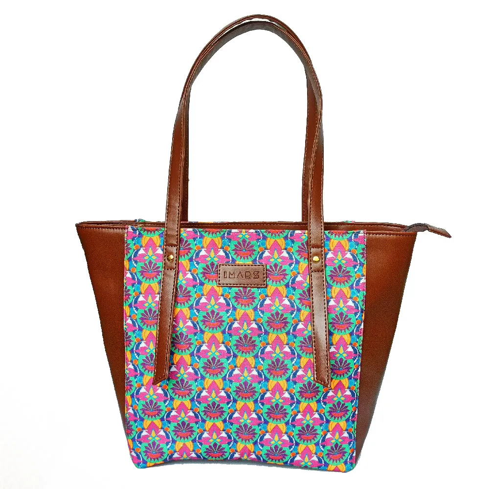 IMARS Stylish Handbag Multi Color For Women & Girls (Tote) Made With Faux Leather