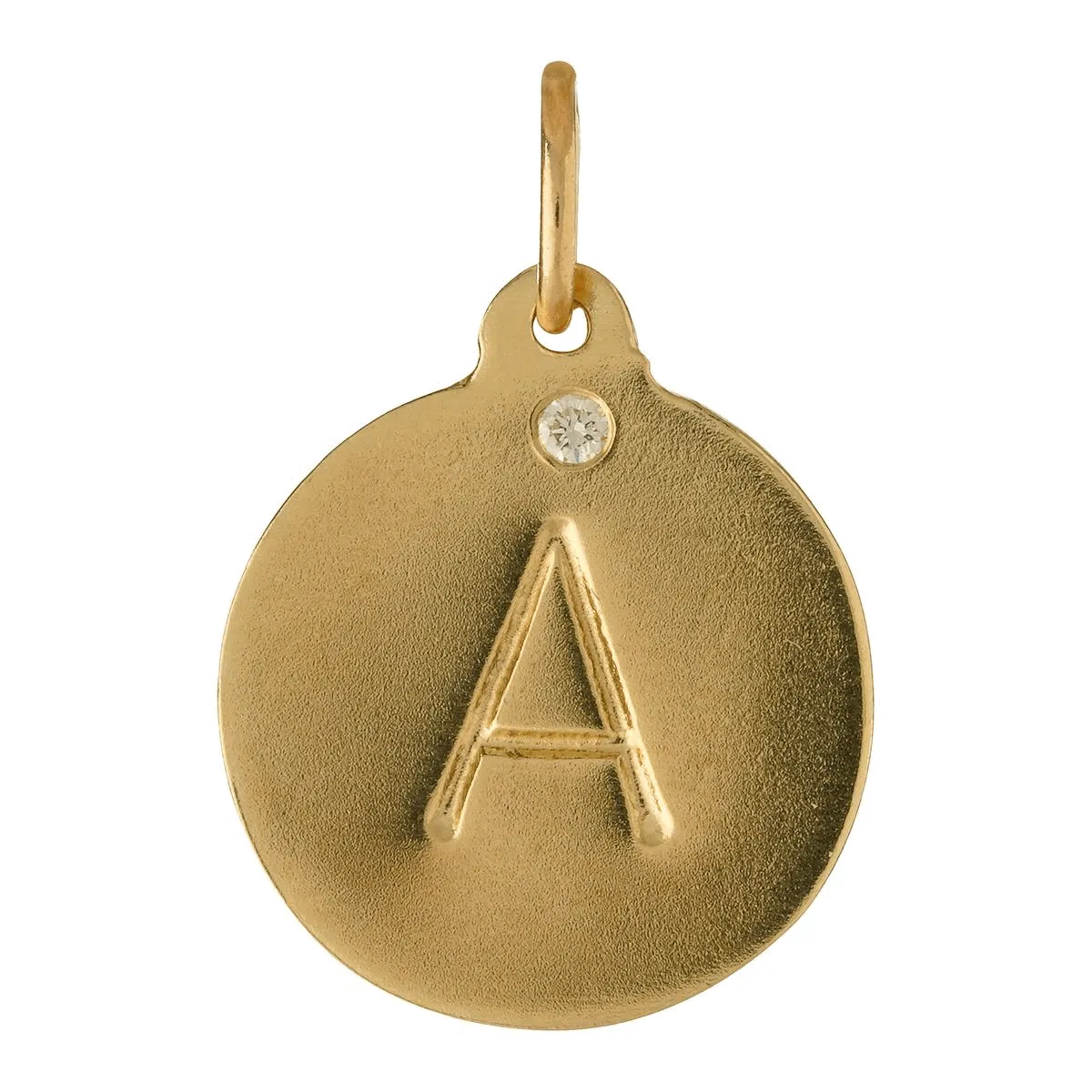 K Alphabet Charm With Diamond