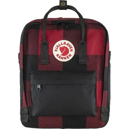 Kanken Re-Wool 16L Fjallraven Backpack, Red/Black