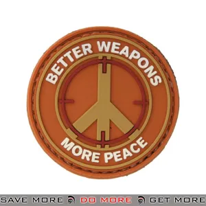 Lancer Tactical Velcro Morale Patch AC-110F - PVC Better Weapons More Peace