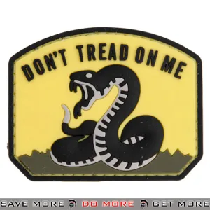 Lancer Tactical Velcro Morale Patch AC-110H - PVC Don't Tread On Me