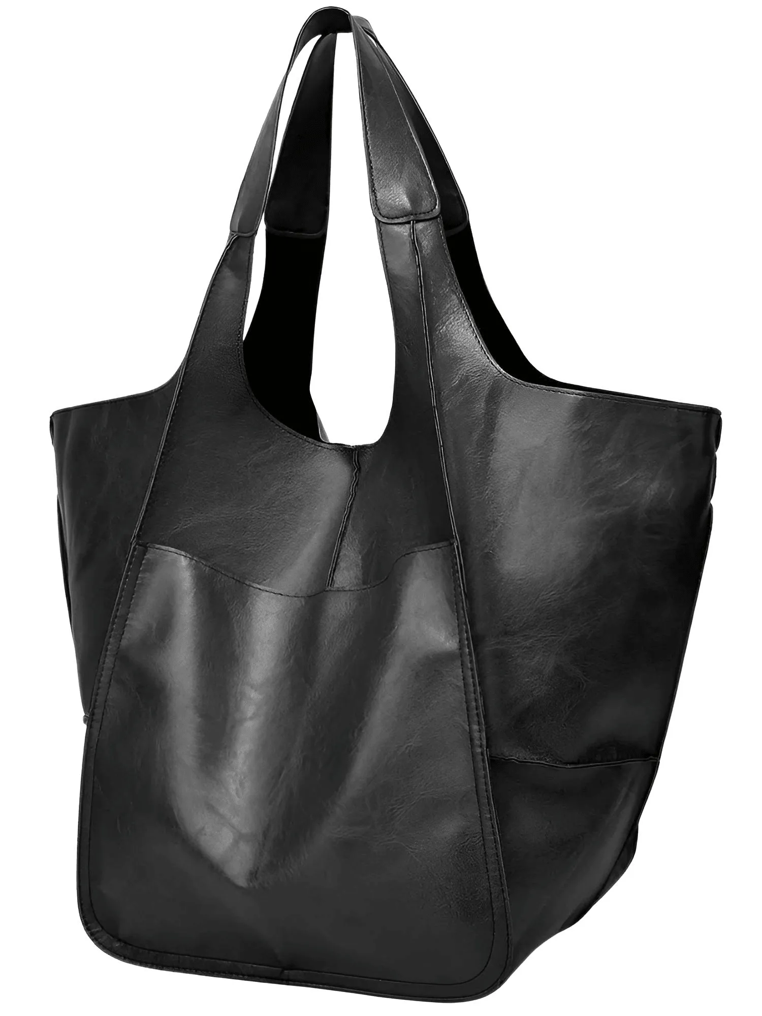 Large Leather Tote Bag