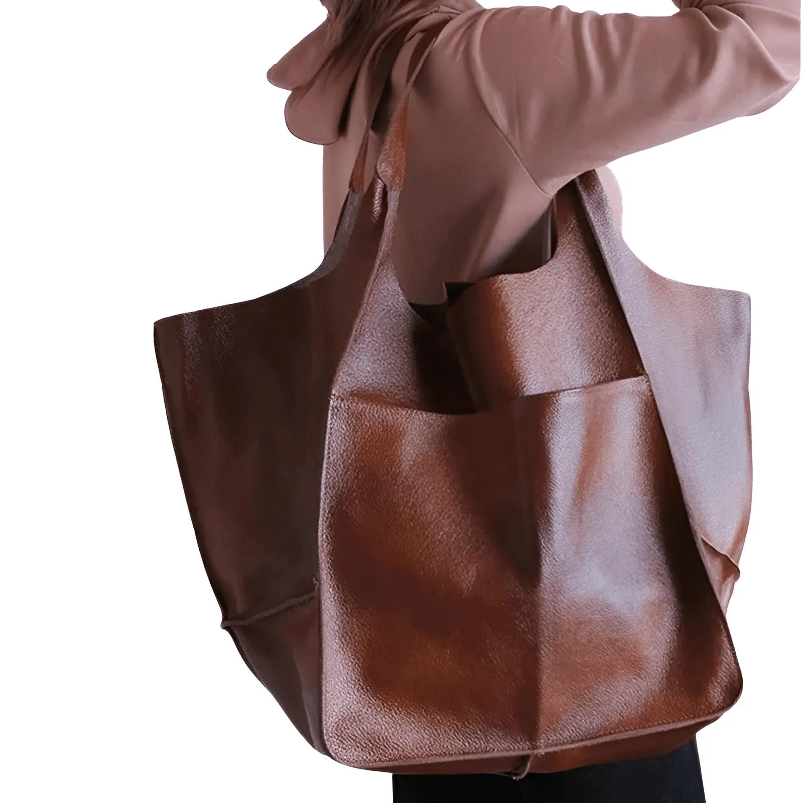 Large Leather Tote Bag