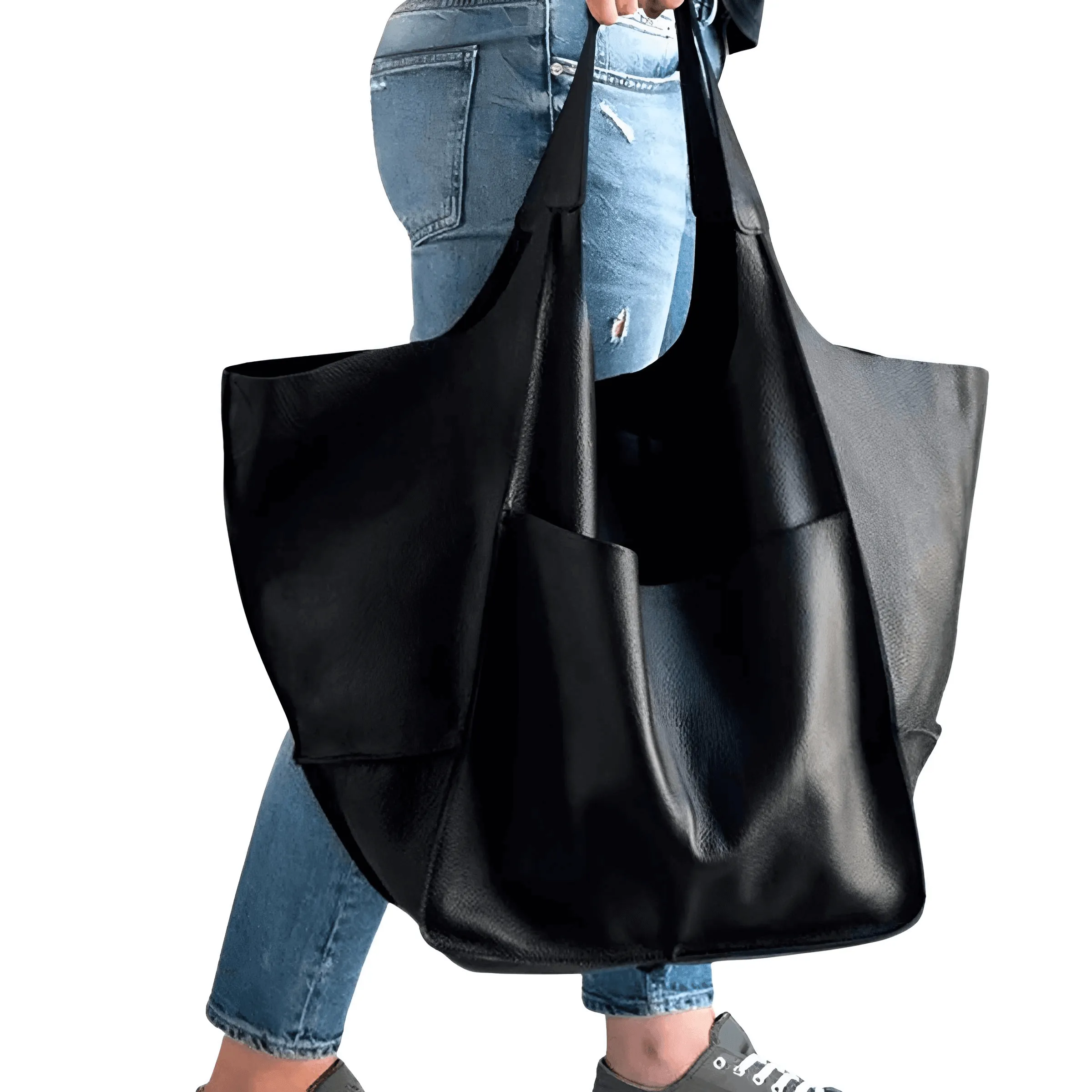 Large Leather Tote Bag