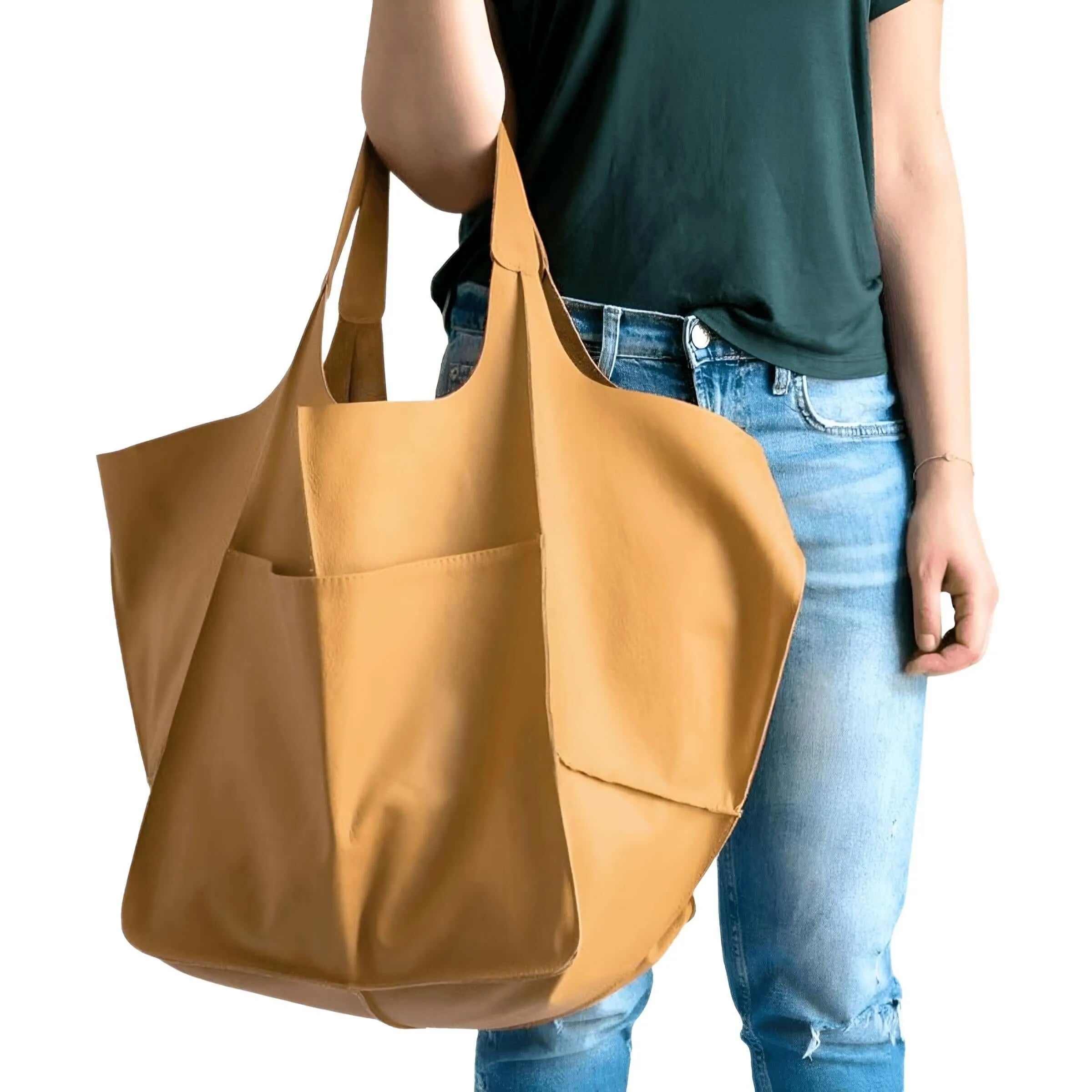 Large Leather Tote Bag