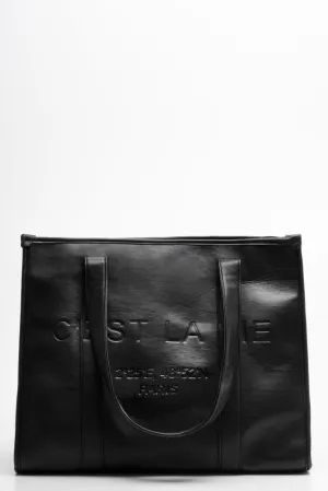 Large Tote Bag Black