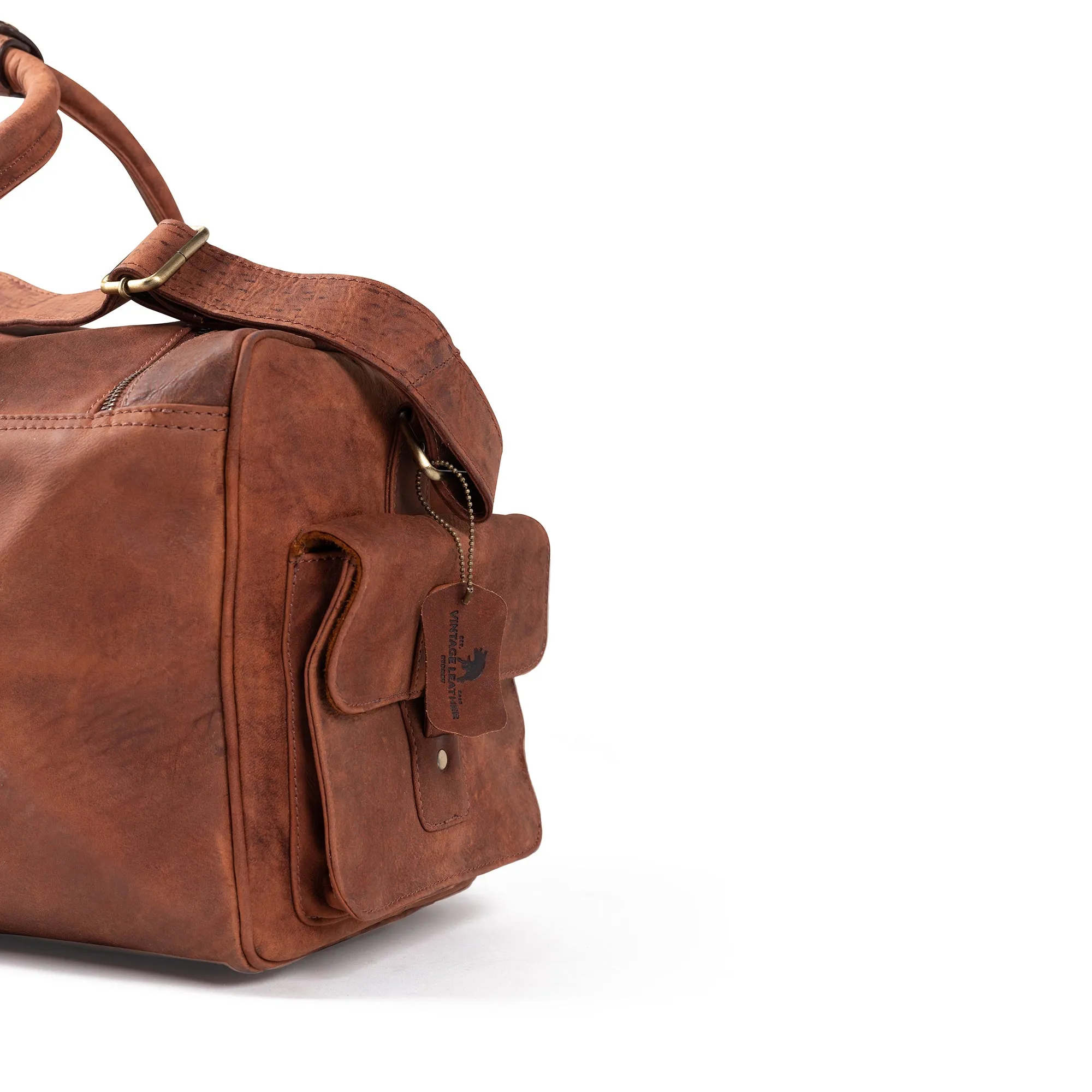 Leather Duffle Bag - Sydney