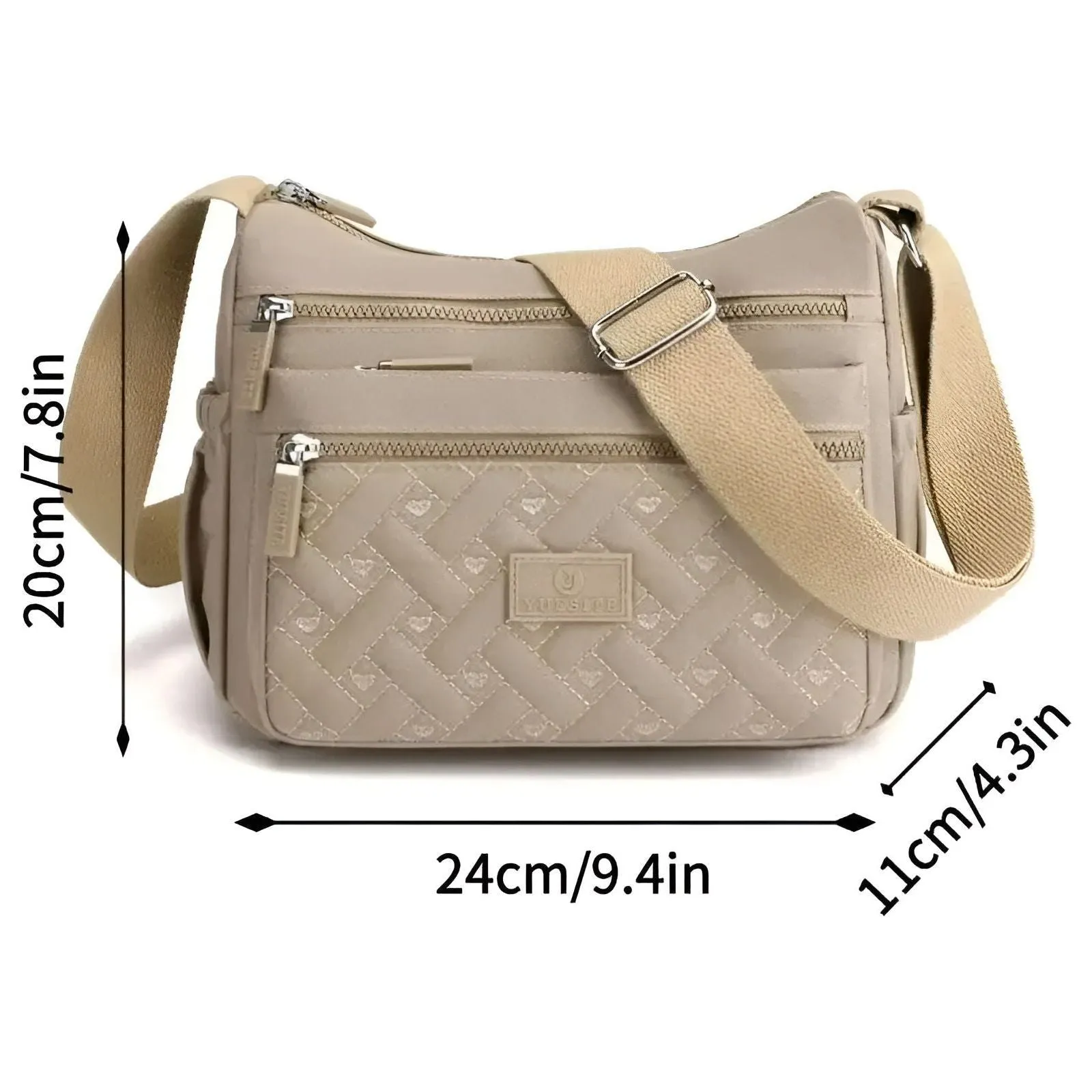 Liesel Bag - Feminine Luxus-Crossbody-Tasche mit Geräumigen Fächern