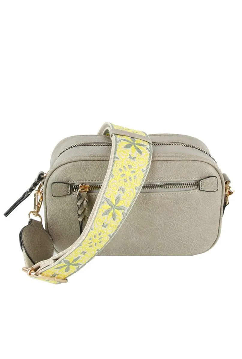 LQF052 Boho Guitar Strap Crossbody Bag