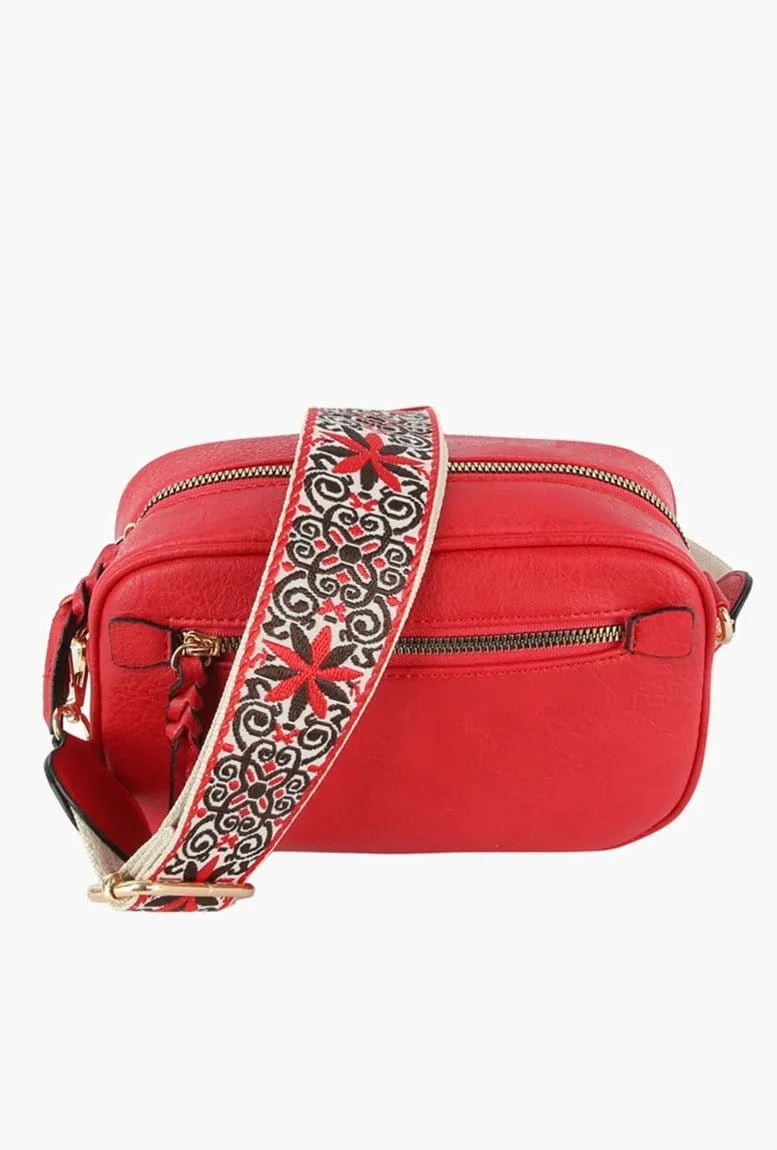 LQF052 Boho Guitar Strap Crossbody Bag