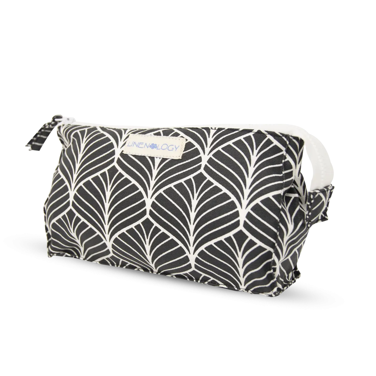 Makeup Bag Big - Abstract - Black